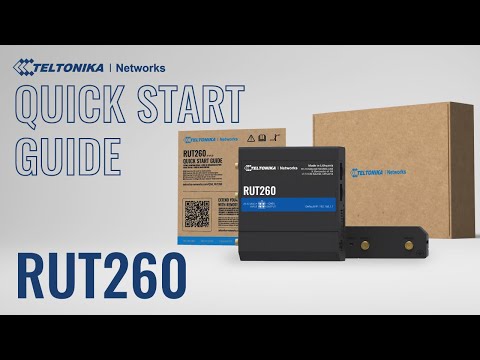 Load and play video in Gallery viewer, RUT260 - LTE Cat 6 Cellular Router