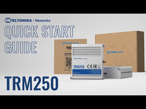 Load and play video in Gallery viewer, TRM250 - Industrial Cellular Modem