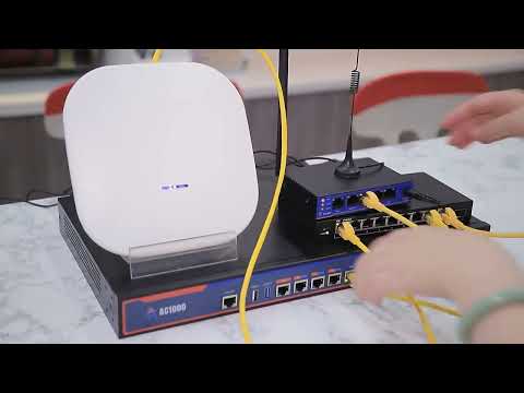 Load and play video in Gallery viewer, Factory Network Application/ AP, AC and PoE Switch - AP520X