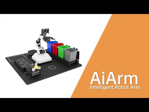 Load and play video in Gallery viewer, Hiwonder AiArm Vision Robot Arm Kit
