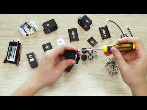 Load and play video in Gallery viewer, Hiwonder LX-15D Intelligent Serial Bus Servo with RGB Indicator for Displaying Robot Status