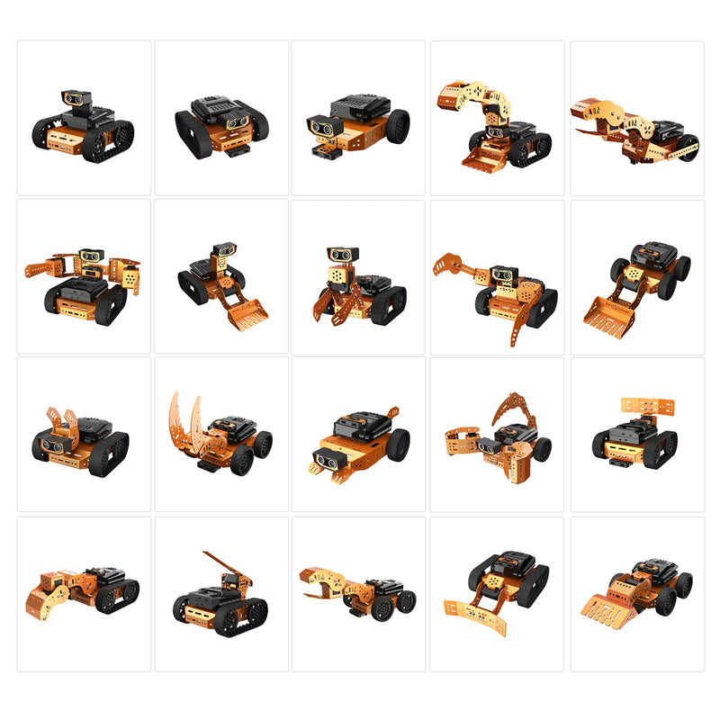 Load image into Gallery viewer, Qdee: The Best micro:bit Programmable Robot Kit with Infinite Configurations