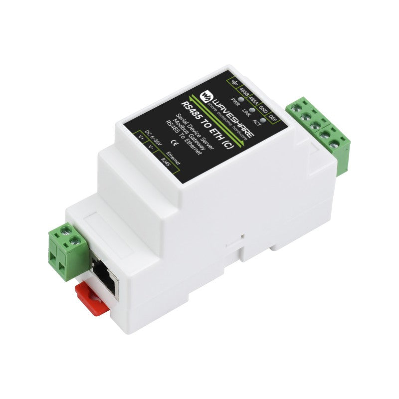 Load image into Gallery viewer, Industrial serial server, RS485 to RJ45 Ethernet, TCP/IP to serial