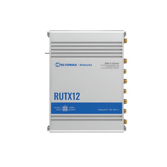 RUTX12 - Dual Lte Cat 6 Industrial Cellular Router