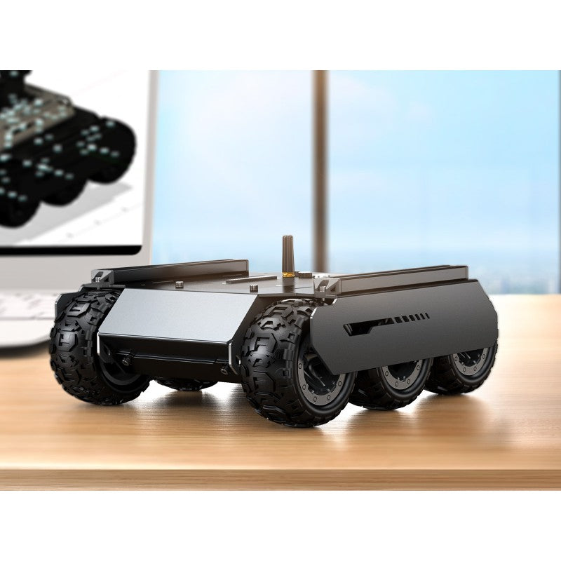 Load image into Gallery viewer, Flexible And Expandable 6x4 Off-Road UGV, With Extension Rails and ESP32 Slave Computer, 6 wheels 4WD Mobile Robot Chassis