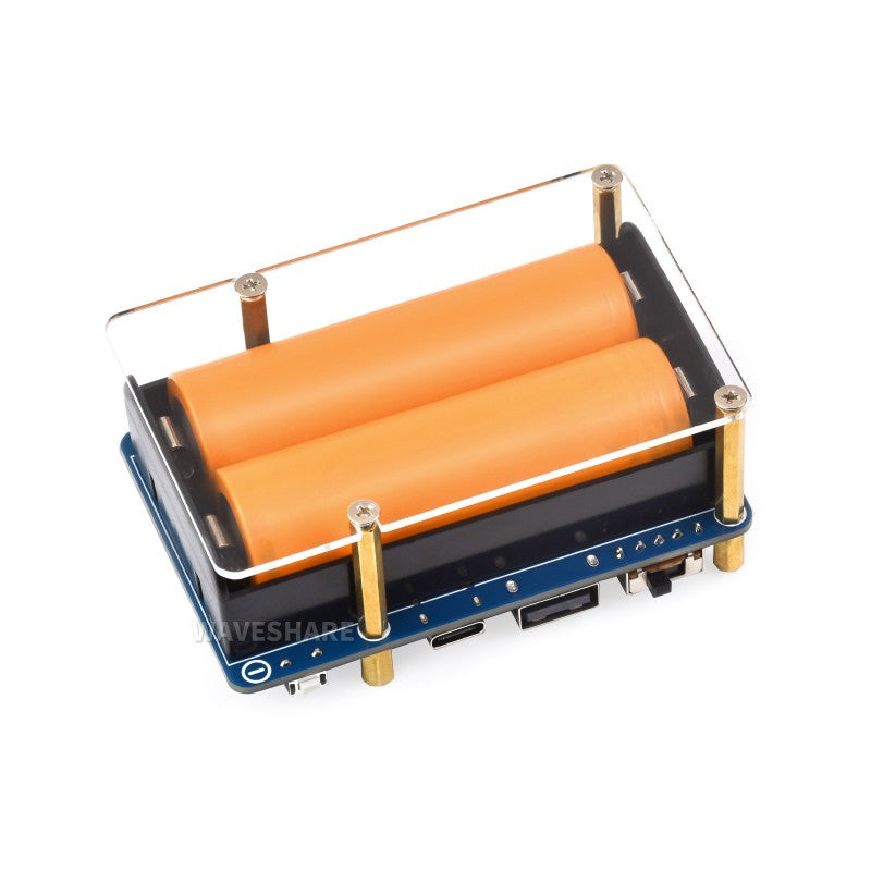 Load image into Gallery viewer, UPS HAT for Raspberry Pi with 21700 Batteries