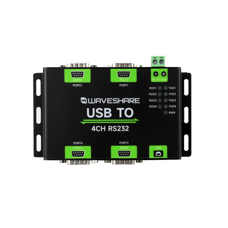 Load image into Gallery viewer, Industrial Isolated USB To 4-Ch RS232 Converter, USB To Serial Adapter