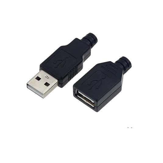 USB 2.0 Type A Socket 4 Pin Plug Connector