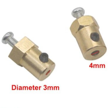 Load image into Gallery viewer, Hexa Brass Motor Coupler