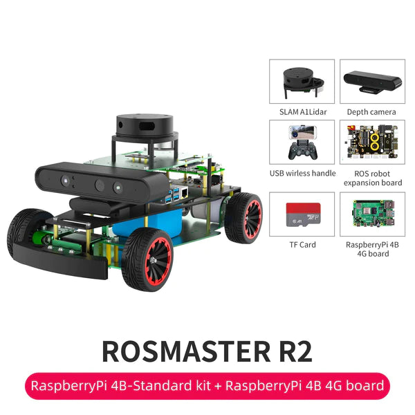 Load image into Gallery viewer, ROSMASTER R2 ROS Robot For Jetson NANO Online