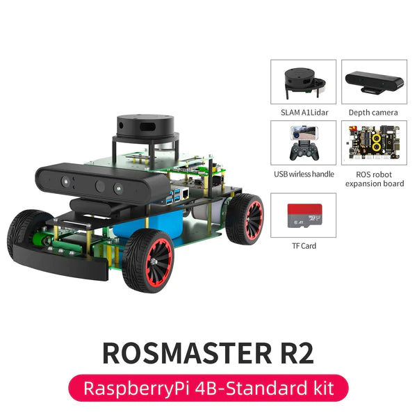 Load image into Gallery viewer, ROSMASTER R2 ROS Robot For Jetson NANO Online