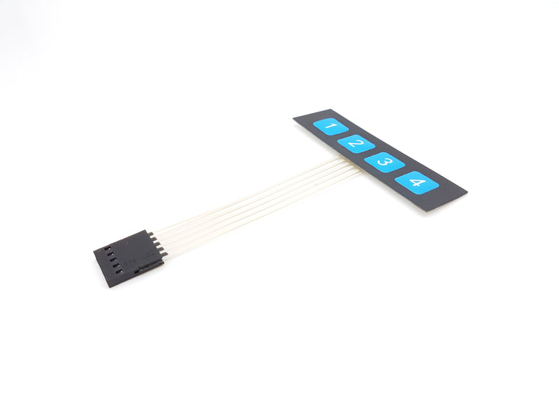 Load image into Gallery viewer, 1x4 Key Matrix Membrane Keypad