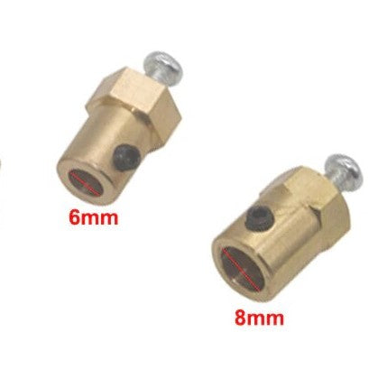 Load image into Gallery viewer, Hexa Brass Motor Coupler