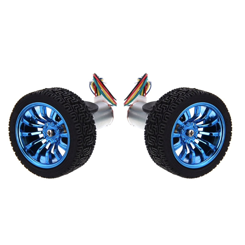 Load image into Gallery viewer, 65mm Wheel Set with Couplers - ThinkRobotics.in