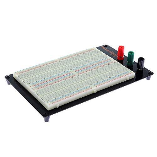 Solderless 1660 Tie-Points Breadboard with Aluminum Back Plate
