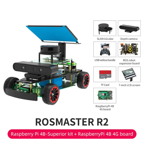 Load image into Gallery viewer, ROSMASTER R2 ROS Robot For Jetson NANO Online