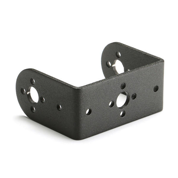 Load image into Gallery viewer, MG995 / MG996R / DS3115 Standard Servo Brackets & Bearings (1 piece per pack - All black finish)