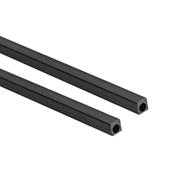 Precision Carbon Fiber Pultruded Square Tube (Square Outside & Round ID)