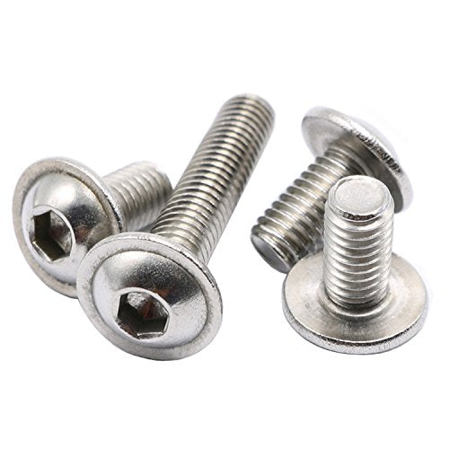 Load image into Gallery viewer, Stainless Steel Flanged Button Head Screws (Pack of 10)