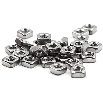 Load image into Gallery viewer, Stainless Steel Thin Square Nuts (pack of 10)