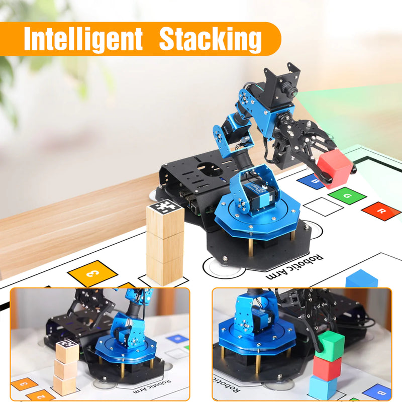 Load image into Gallery viewer, ArmPi FPV AI Vision Raspberry Pi ROS Robotic Arm