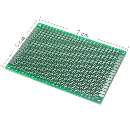 Double Side Prototype DIY Printed Circuit (PCB) Board / Protoboard (Pack of 1)