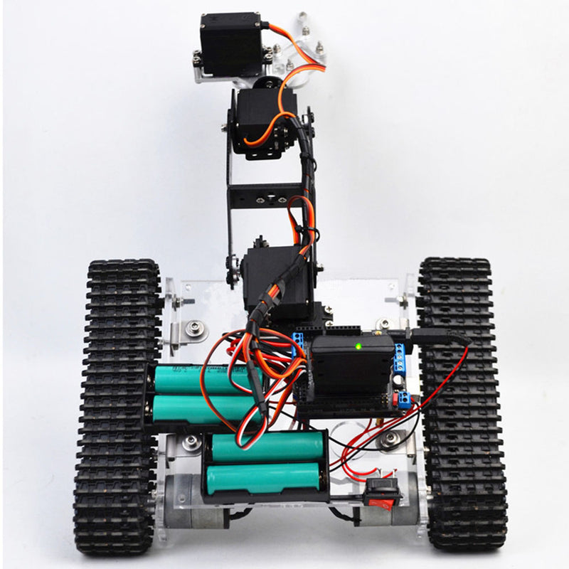 Load image into Gallery viewer, Acrylic Tank Robot With 4 DOF Robot Arm