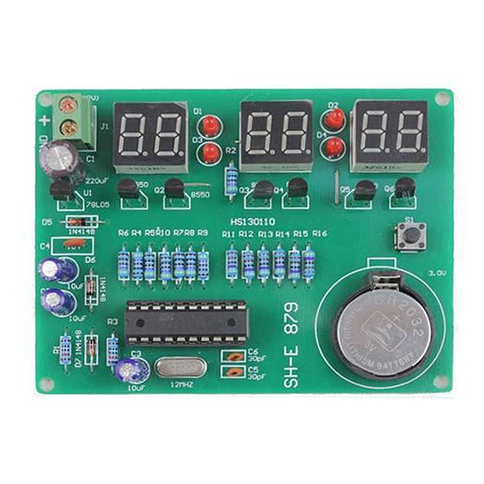 Load image into Gallery viewer, 6-Digit DIY Digital Clock Kit With AT89C2051 Online

