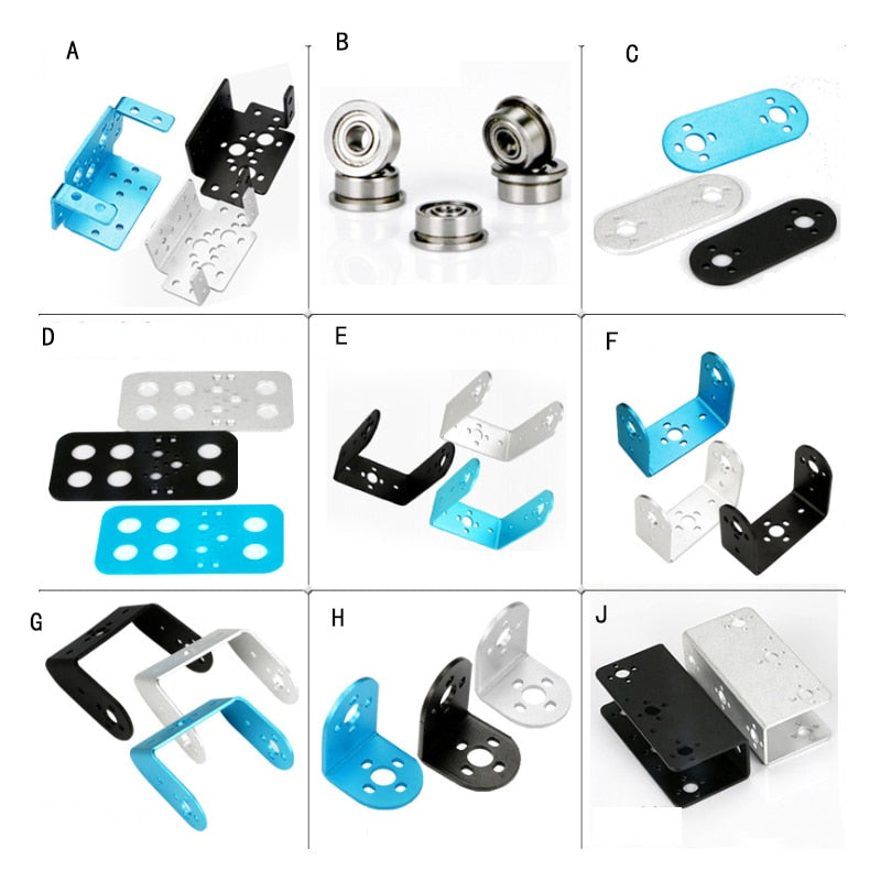 Load image into Gallery viewer, MG995/MG996R/DS3115 Servo Brackets
