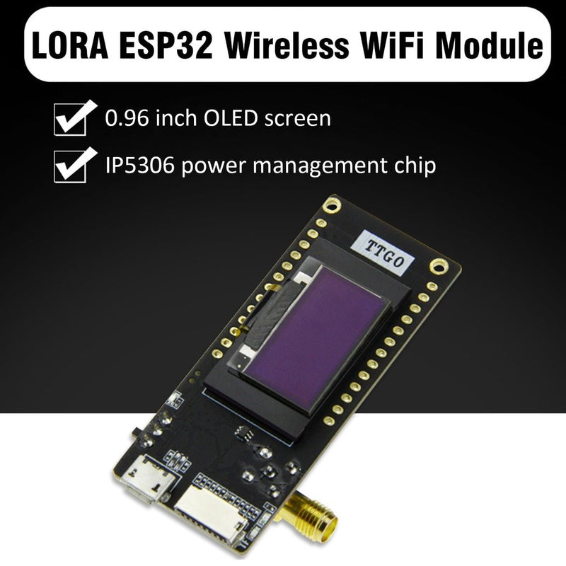 Load image into Gallery viewer, LoRa32 ESP32 0.96&quot; OLED SD Card 868Mhz
