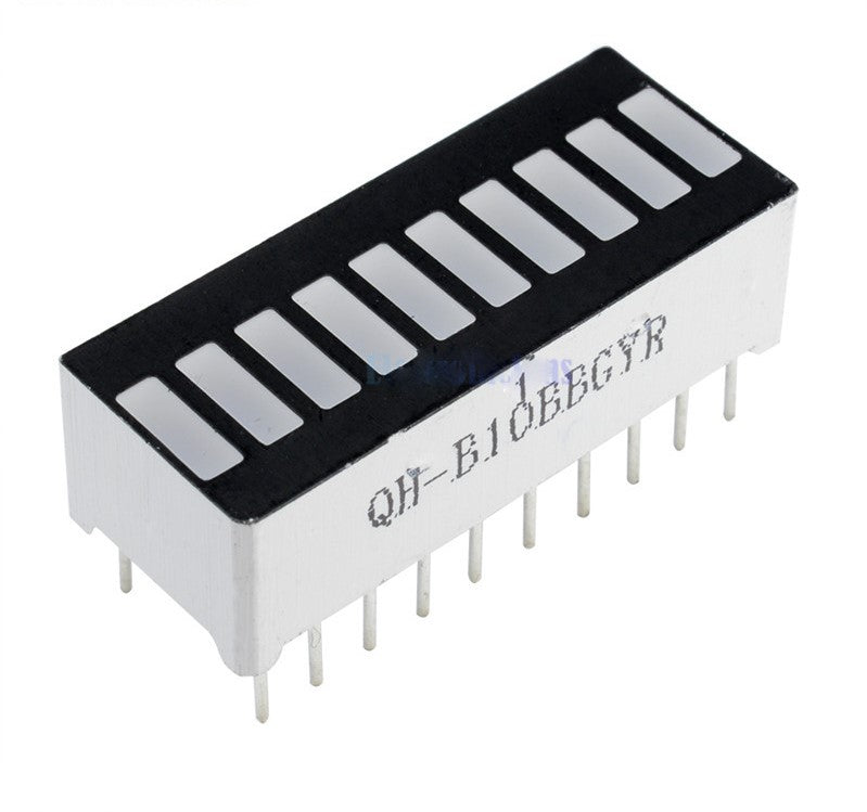 Load image into Gallery viewer, 10 Segment 4 Color LED Battery Level Bar Graph - ThinkRobotics.in