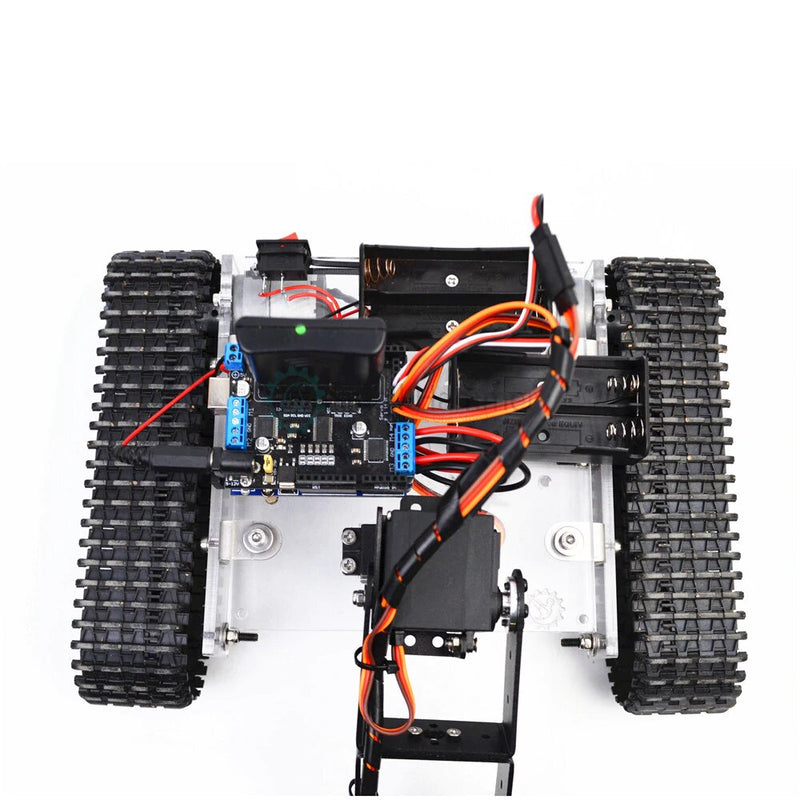 Load image into Gallery viewer, Acrylic Tank Robot With 4 DOF Robot Arm