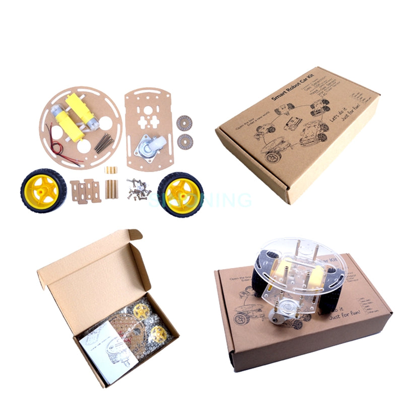 Load image into Gallery viewer, 2-Wheel Drive Smart Car DIY Robot Chassis Kit