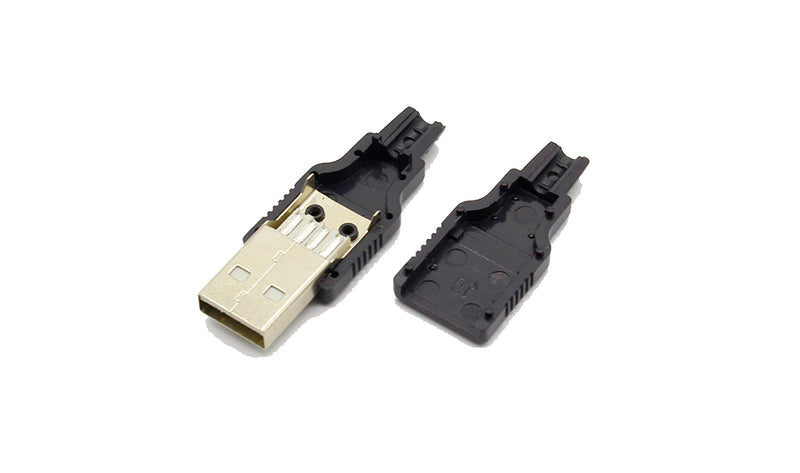 Load image into Gallery viewer, USB 2.0 Type A Socket 4 Pin Plug Connector