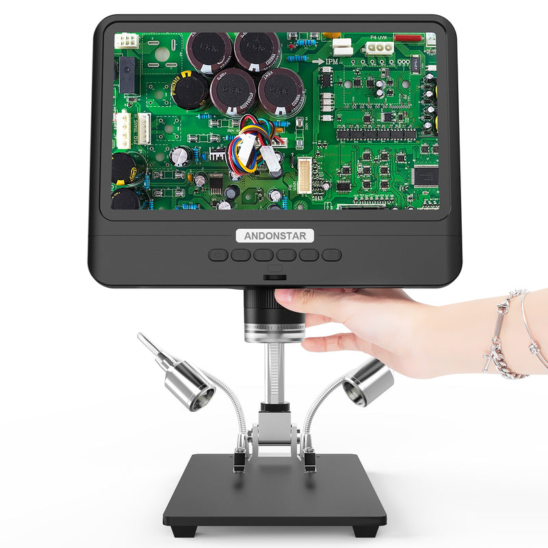 Load image into Gallery viewer, Andonstar AD208 8.5&quot; Tabletop 1080P Digital Microscope

