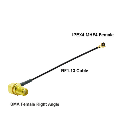 U.FL IPEX 4 to SMA / RPSMA Connector Pigtail