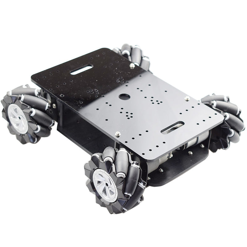 Load image into Gallery viewer, Dual Layer 4WD Robot Chassis Kit With Omni Wheels Online
