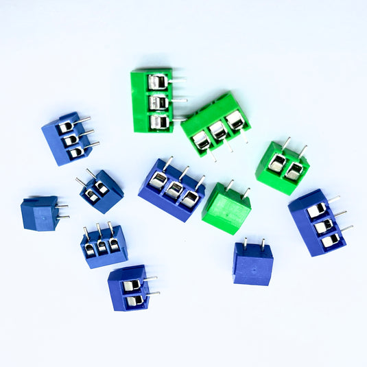 PCB Mount Terminal Block Screw Connector (Pack of 5)