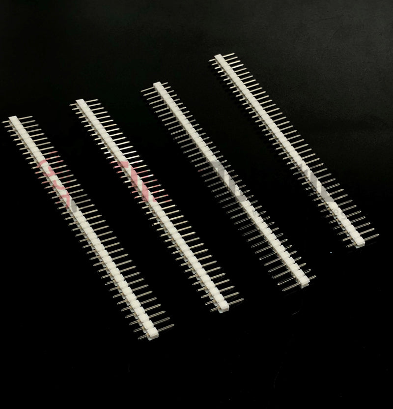 Load image into Gallery viewer, Single Row 2.54 mm Pitch break-away Header (40 Pin) - Pack of 10 - ThinkRobotics.in