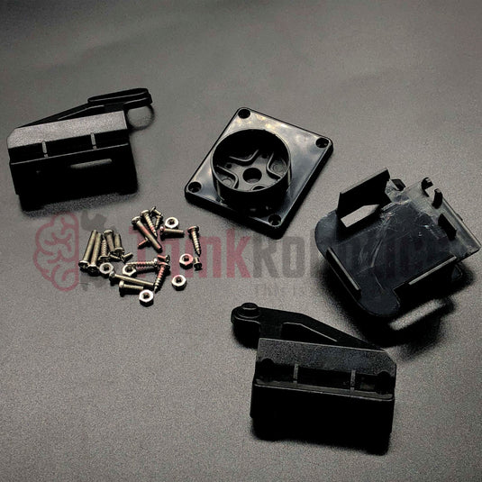 2-Axis FPV Nylon Pan-Tilt Kit for SG90/MG90S Servo - ThinkRobotics.in
