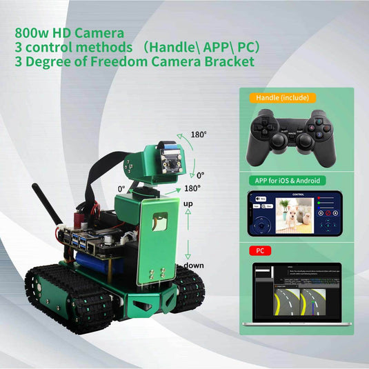 Jetbot AI Robot With 3 DOF HD camera For Jetson NANO Online