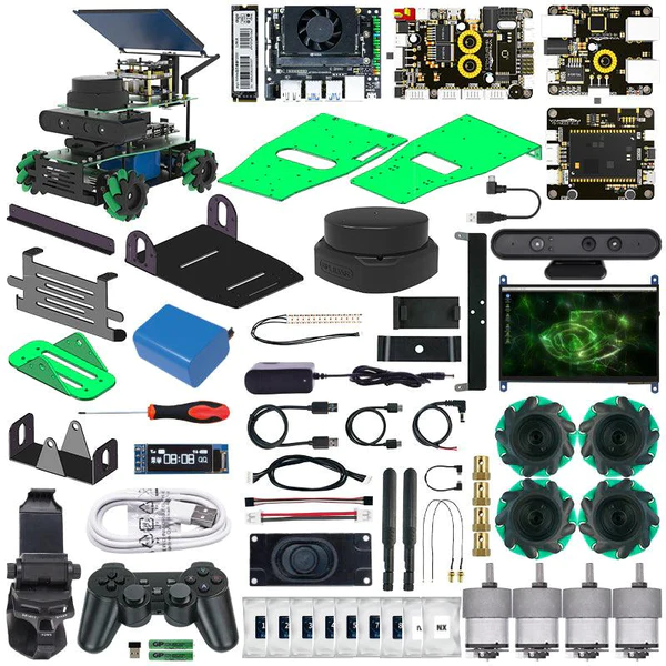 Load image into Gallery viewer, ROSMASTER X3 ROS Robot with Mecanum Wheel Online