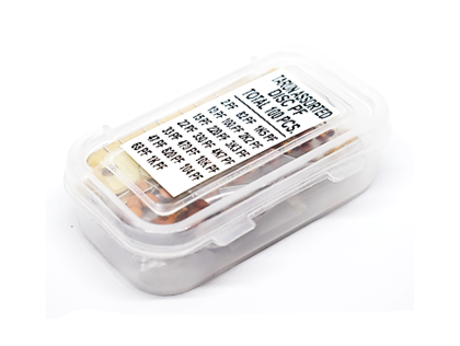 Ceramic Capacitor Box (100 pieces, 20 Values)