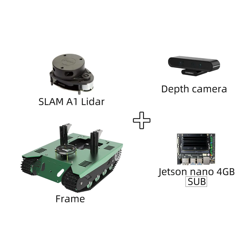 Load image into Gallery viewer, Transbot ROS Robot with Lidar Depth camera for Jetson NANO