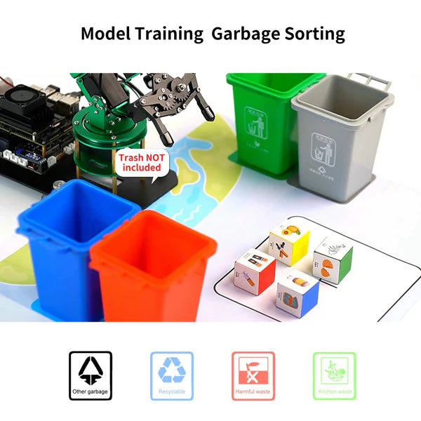 Load image into Gallery viewer, DOFBOT AI Vision Robotic Arm with ROS for Raspberry Pi 4B Online