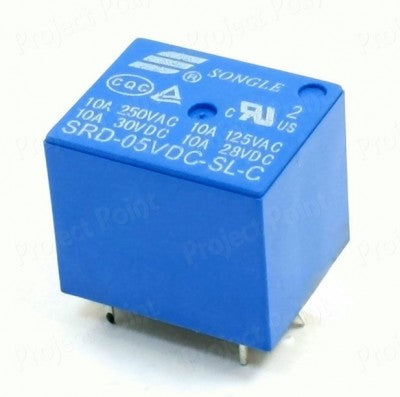 Songle DC Relay 30VDC or 250VAC / 10A