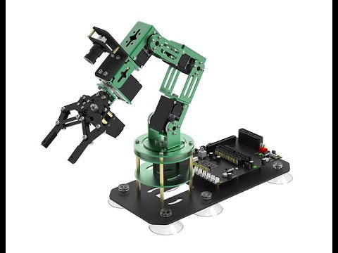 Load and play video in Gallery viewer, DOFBOT AI Vision Robotic Arm with ROS for Raspberry Pi 4B Online
