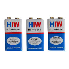 Load image into Gallery viewer, HIW 6F22 9V Battery Pack Of 2
