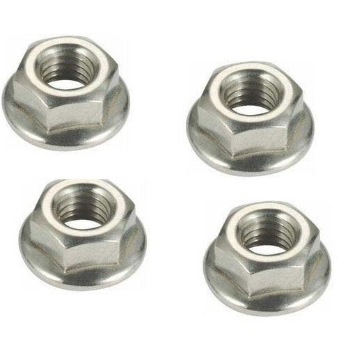 Load image into Gallery viewer, Metric 18-8 Stainless Steel Flange Nuts