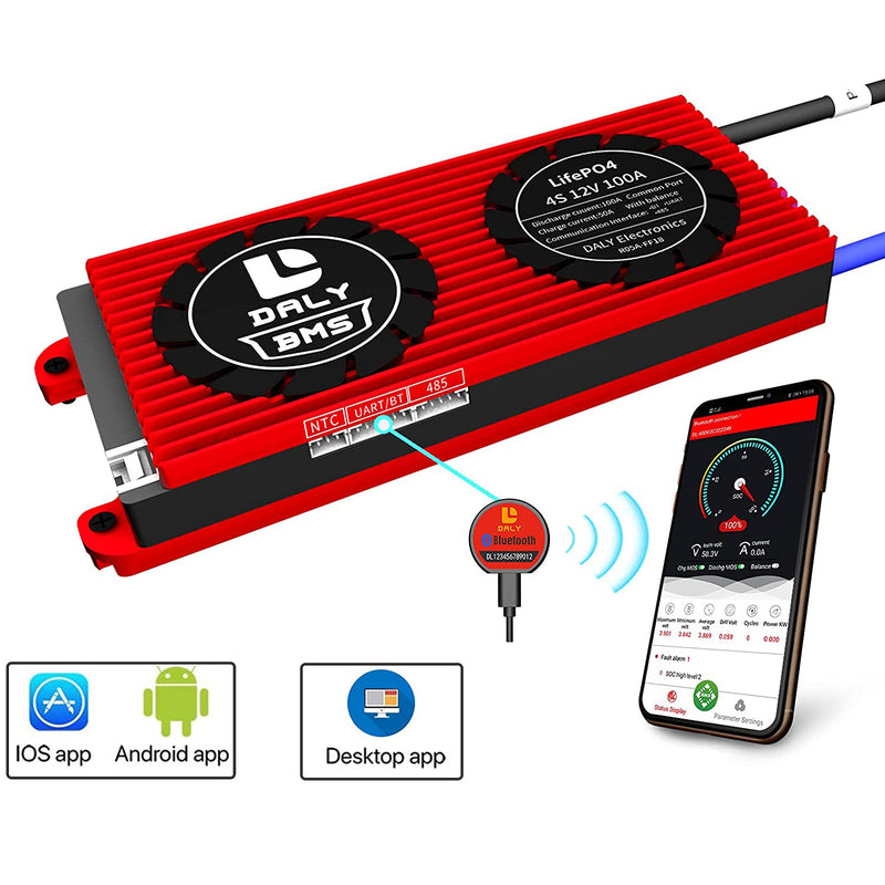 Load image into Gallery viewer, Daly Smart LiFePo4 BMS With Bluetooth